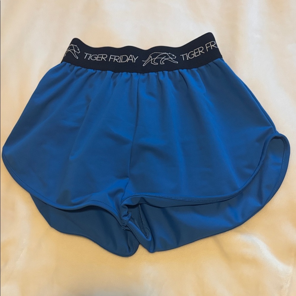 Tiger Friday Women's Athletic Shorts — Blue